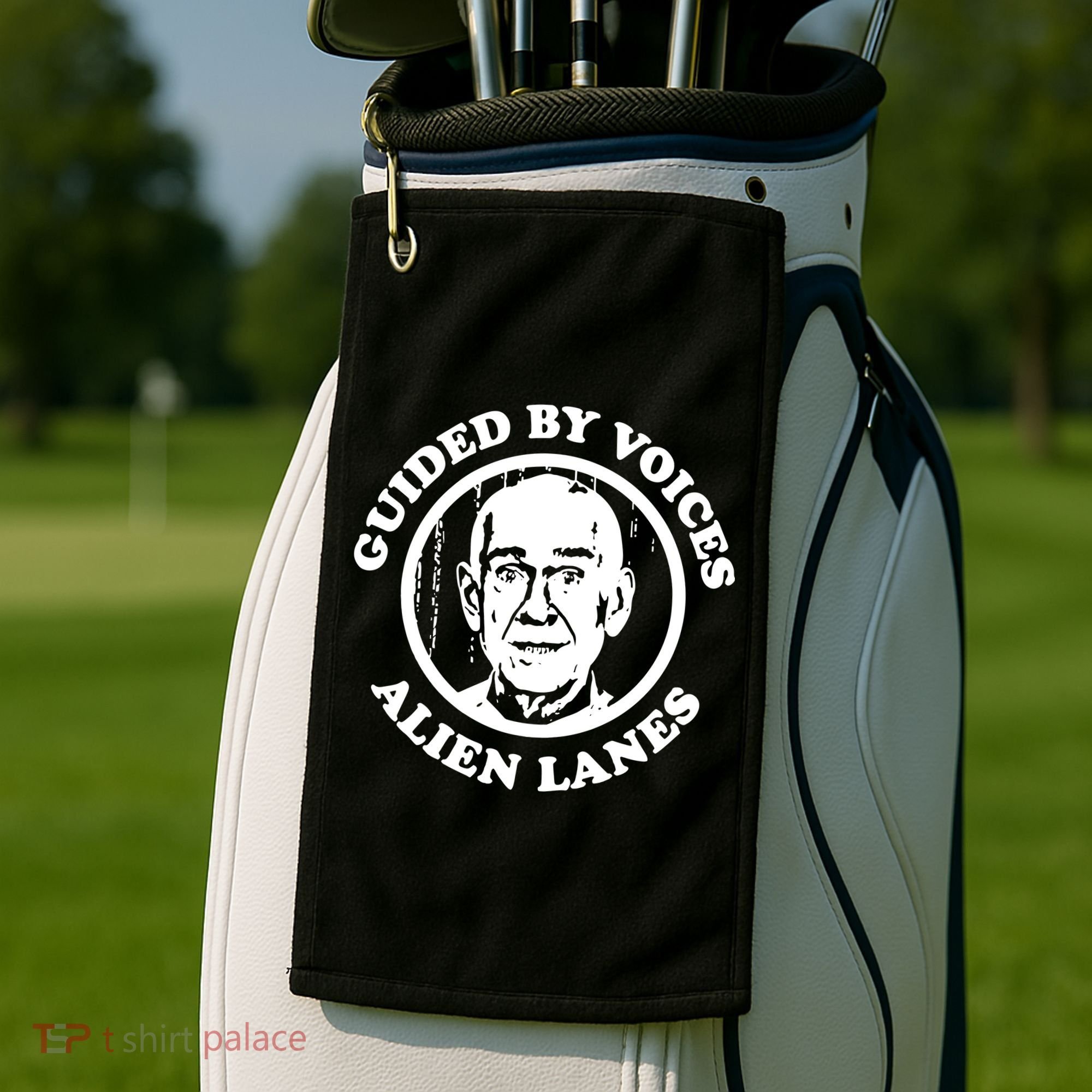 Itsagreatdaytobeawarrior Guided By Voices Alien Lanes Golf Towel