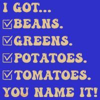 I Got Beans Greens Potatoes Tomatoes You Name It Funny Gag  Baby Bodysuit thumb 2