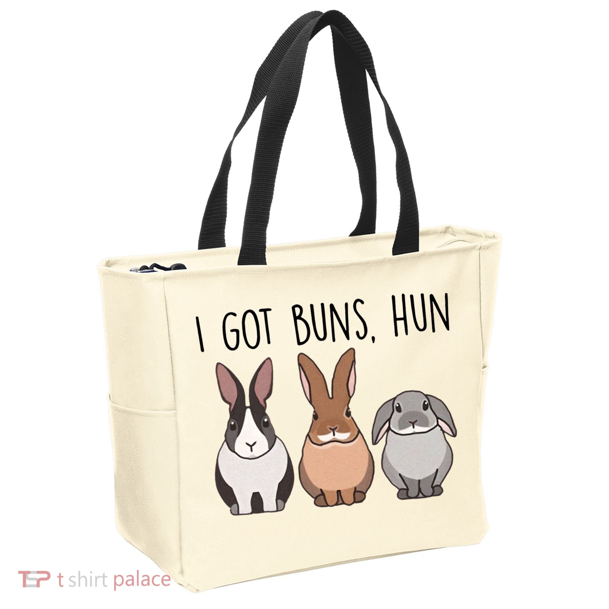 I Got Buns Hun Bunny Mom Cute Rabbit Lover Rabbit Mama Gift Tote Bag