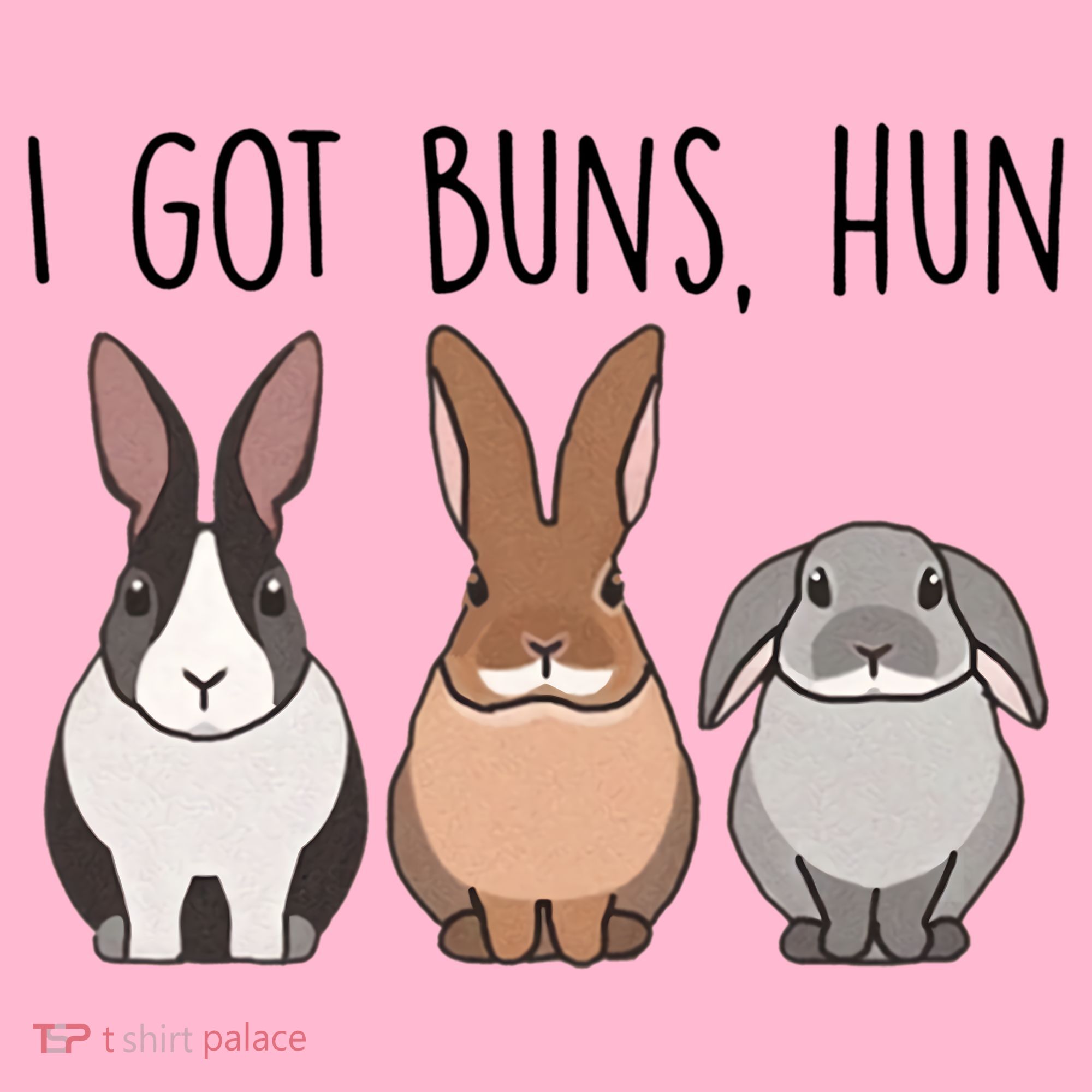 I Got Buns Hun Bunny Mom Cute Rabbit Lover Rabbit Mama Gift Coaster