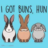 I Got Buns Hun Bunny Mom Cute Rabbit Lover Rabbit Mama Gift T-Shirt thumb 6