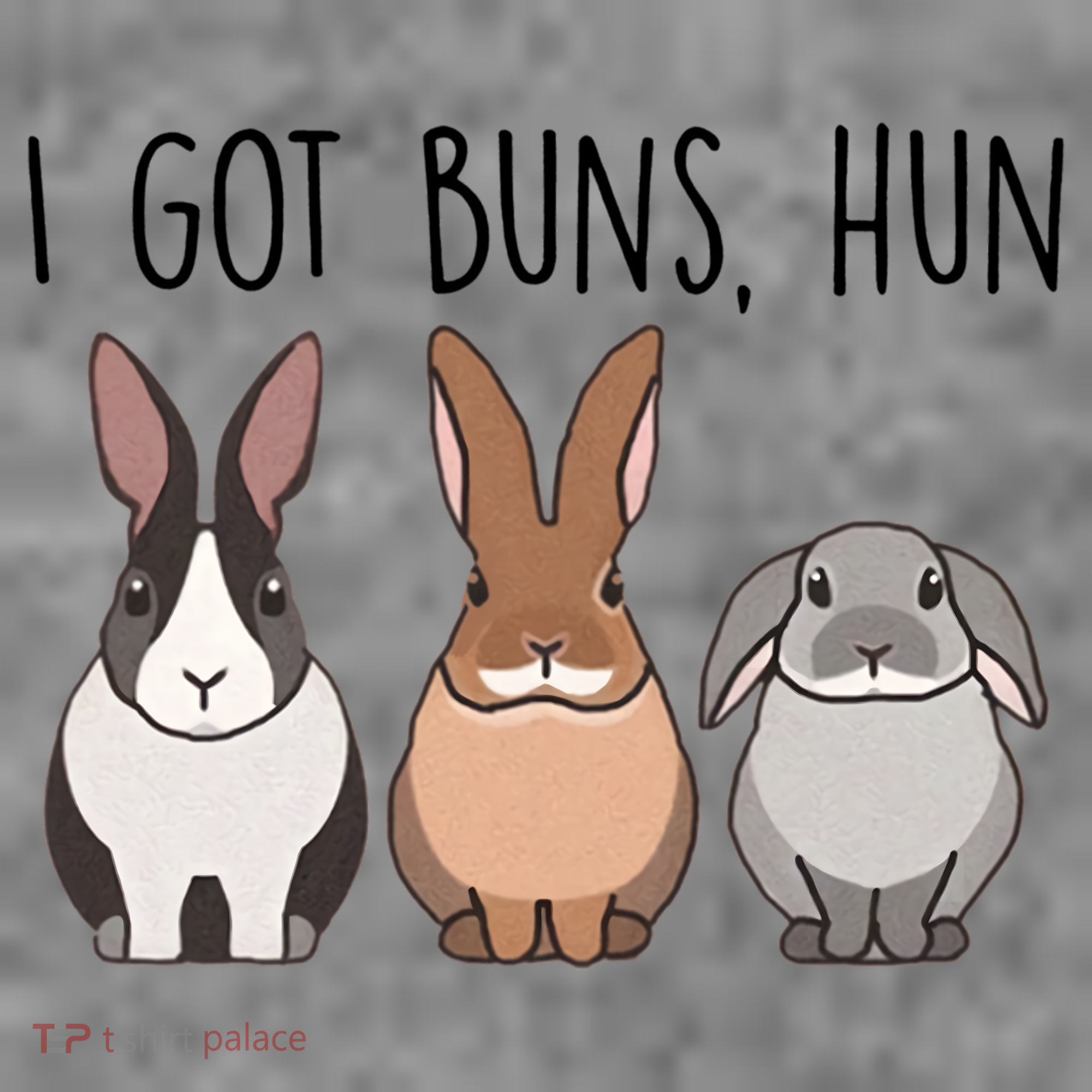 I Got Buns Hun Bunny Mom Cute Rabbit Lover Rabbit Mama Gift Toddler Hoodie