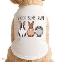 I Got Buns Hun Bunny Mom Cute Rabbit Lover Rabbit Mama Gift Doggie Tank thumb 0