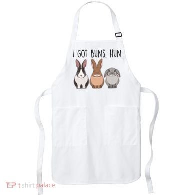 I Got Buns Hun Bunny Mom Cute Rabbit Lover Rabbit Mama Gift Apron
