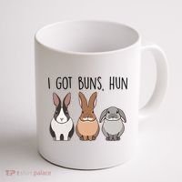 I Got Buns Hun Bunny Mom Cute Rabbit Lover Rabbit Mama Gift Coffee Mug thumb 1