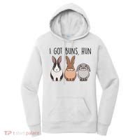 I Got Buns Hun Bunny Mom Cute Rabbit Lover Rabbit Mama Gift Women's Hoodie thumb 0