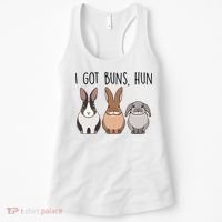I Got Buns Hun Bunny Mom Cute Rabbit Lover Rabbit Mama Gift Women's Tank Top thumb 0