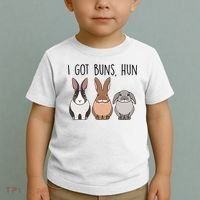 I Got Buns Hun Bunny Mom Cute Rabbit Lover Rabbit Mama Gift Toddler T-Shirt thumb 2