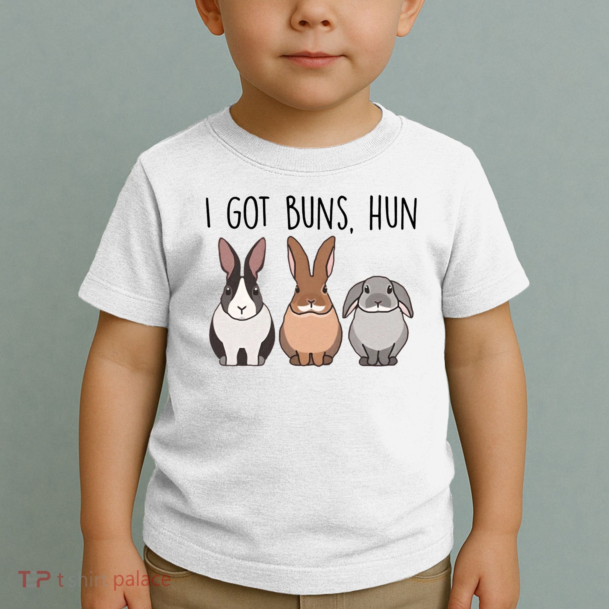 I Got Buns Hun Bunny Mom Cute Rabbit Lover Rabbit Mama Gift Toddler T-Shirt