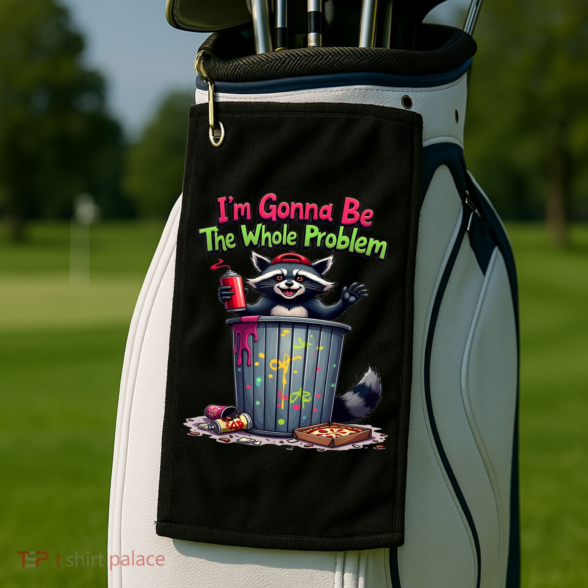 I'm Gonna Be The Whole Problem  Golf Towel