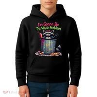 I'm Gonna Be The Whole Problem  Kids Hoodie thumb 4