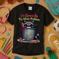 I'm Gonna Be The Whole Problem  Kids T-Shirt thumb 3