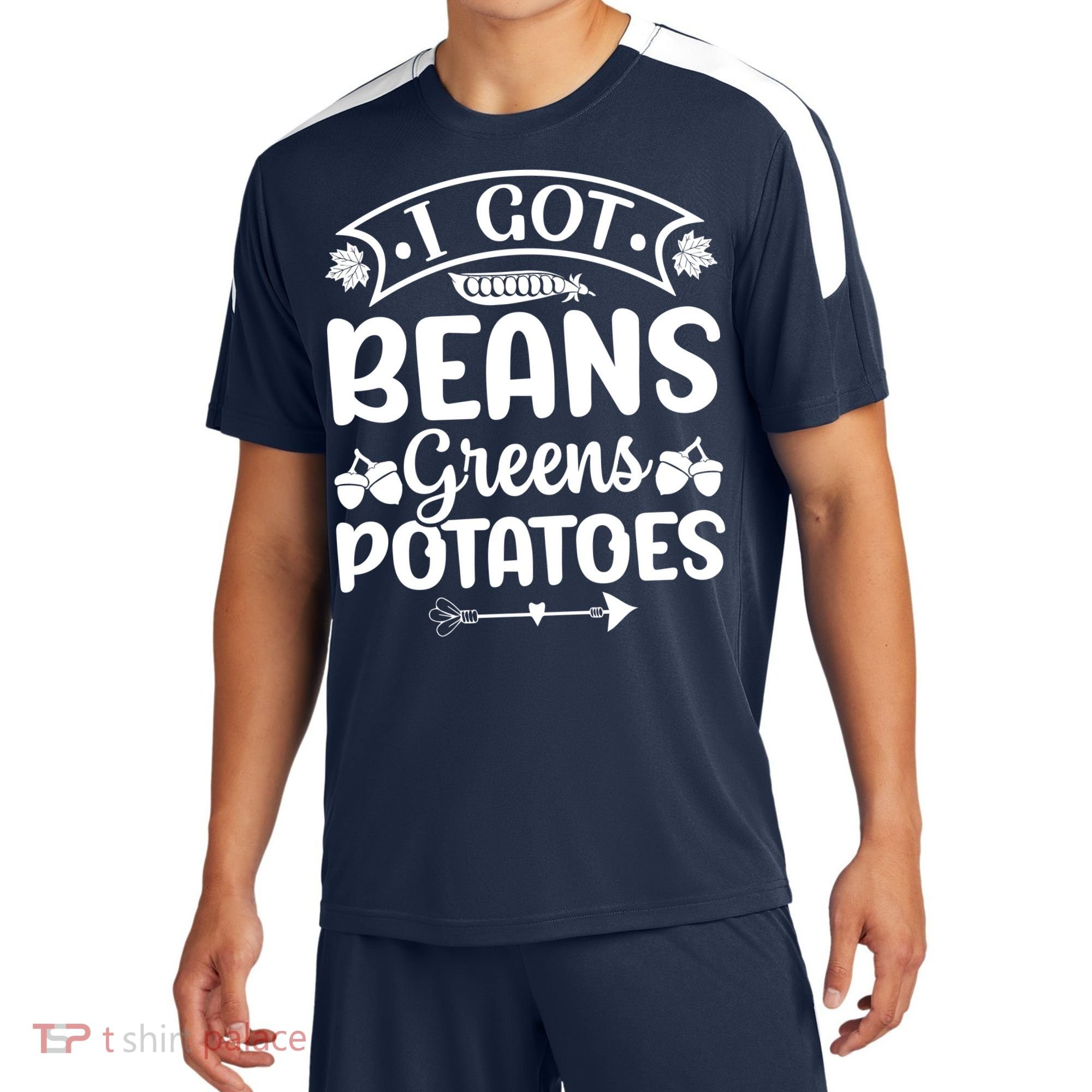 I Got Beans Greens Potatoes For Thanksgiving Turkey Sport-Tek Competitor United Soccer Jersey