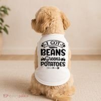 I Got Beans Greens Potatoes For Thanksgiving Turkey Doggie Tank thumb 2