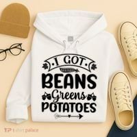 I Got Beans Greens Potatoes For Thanksgiving Turkey Hoodie thumb 4