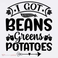 I Got Beans Greens Potatoes For Thanksgiving Turkey Pajama Set thumb 2