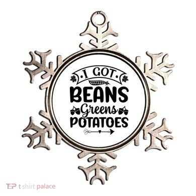 I Got Beans Greens Potatoes For Thanksgiving Turkey Ornament