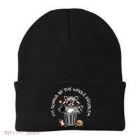 I'm Gonna Be The Whole Problem Funny Raccoon Whole Problem  Beanie thumb 0