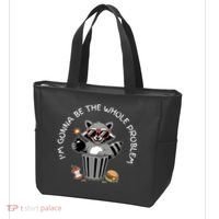 I'm Gonna Be The Whole Problem Funny Raccoon Whole Problem  Tote Bag thumb 3