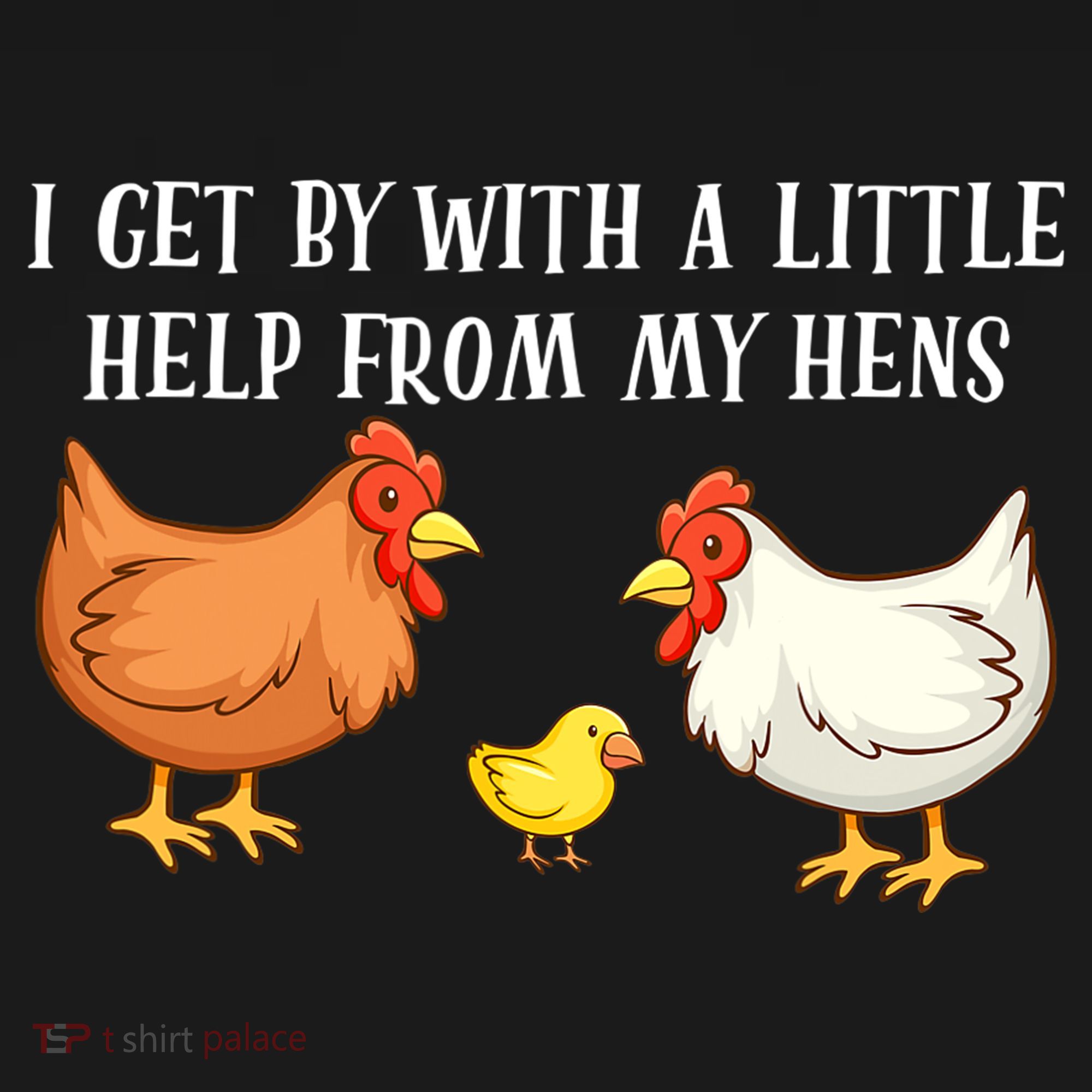 I Get By With A Little Help From My Hens Chicken Lovers Ornament