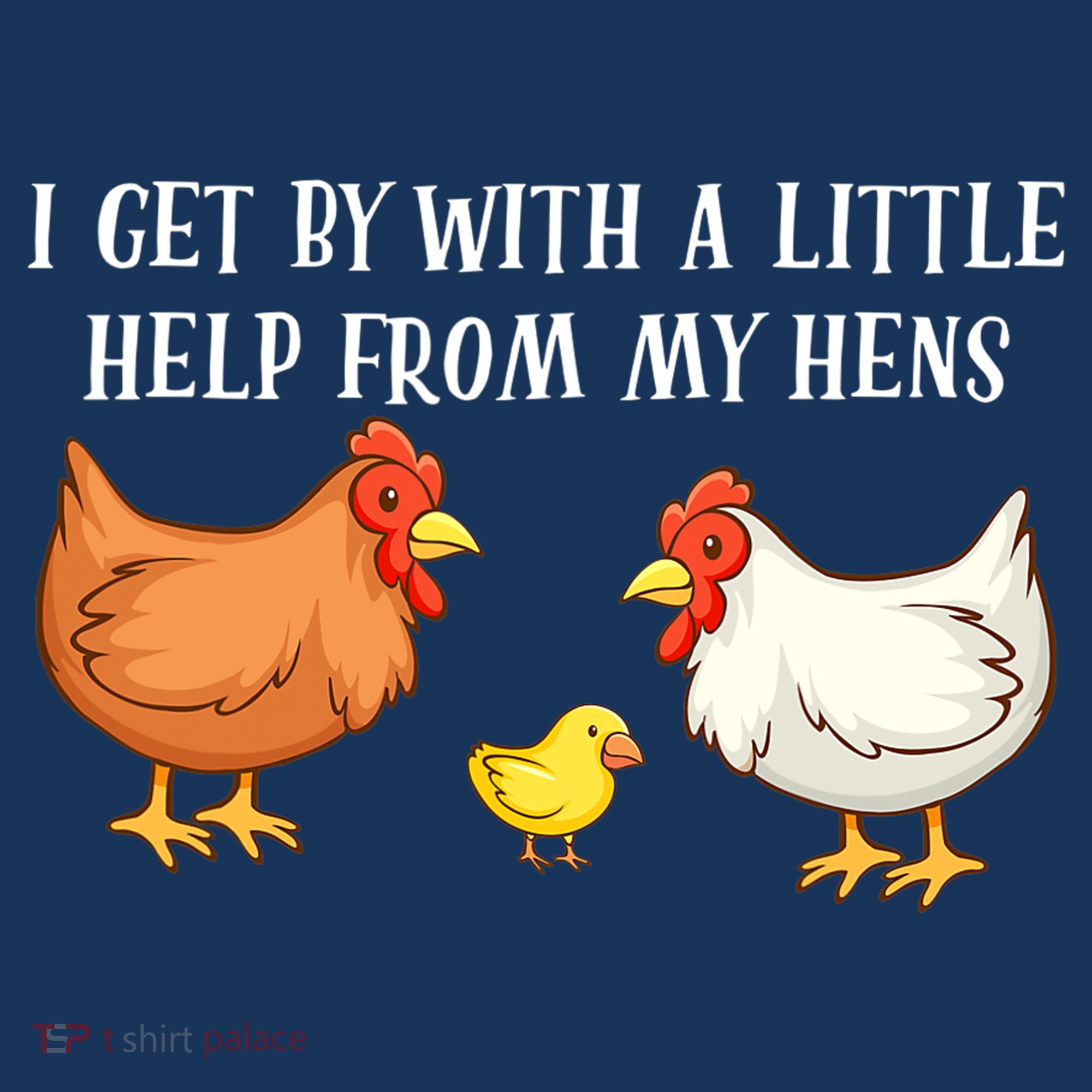 I Get By With A Little Help From My Hens Chicken Lovers Baby Bodysuit