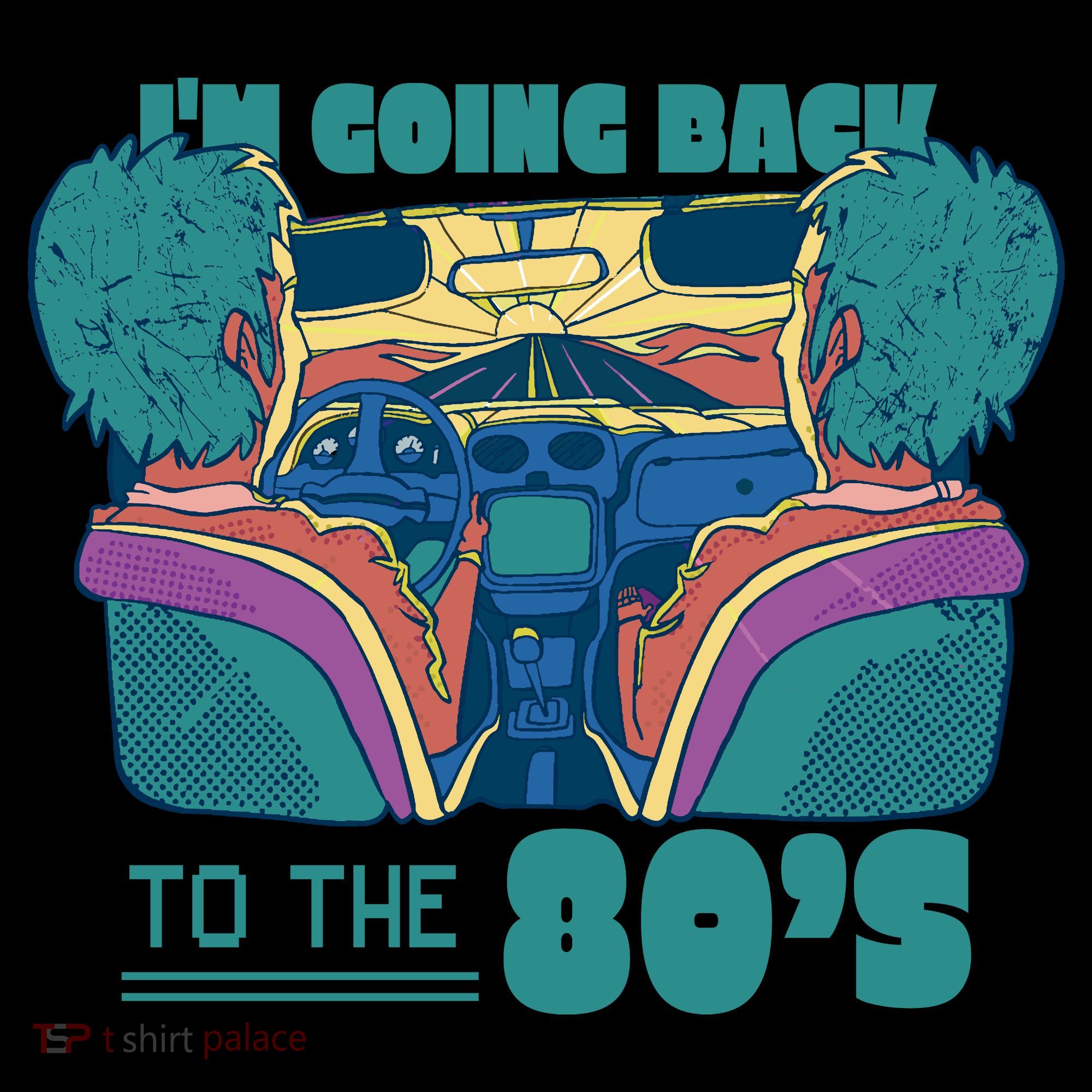 I'm Going Back To The 80s Retro Coaster