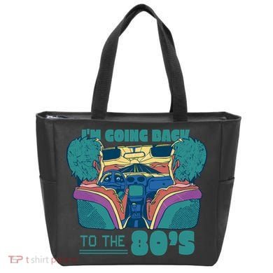 I'm Going Back To The 80s Retro Tote Bag