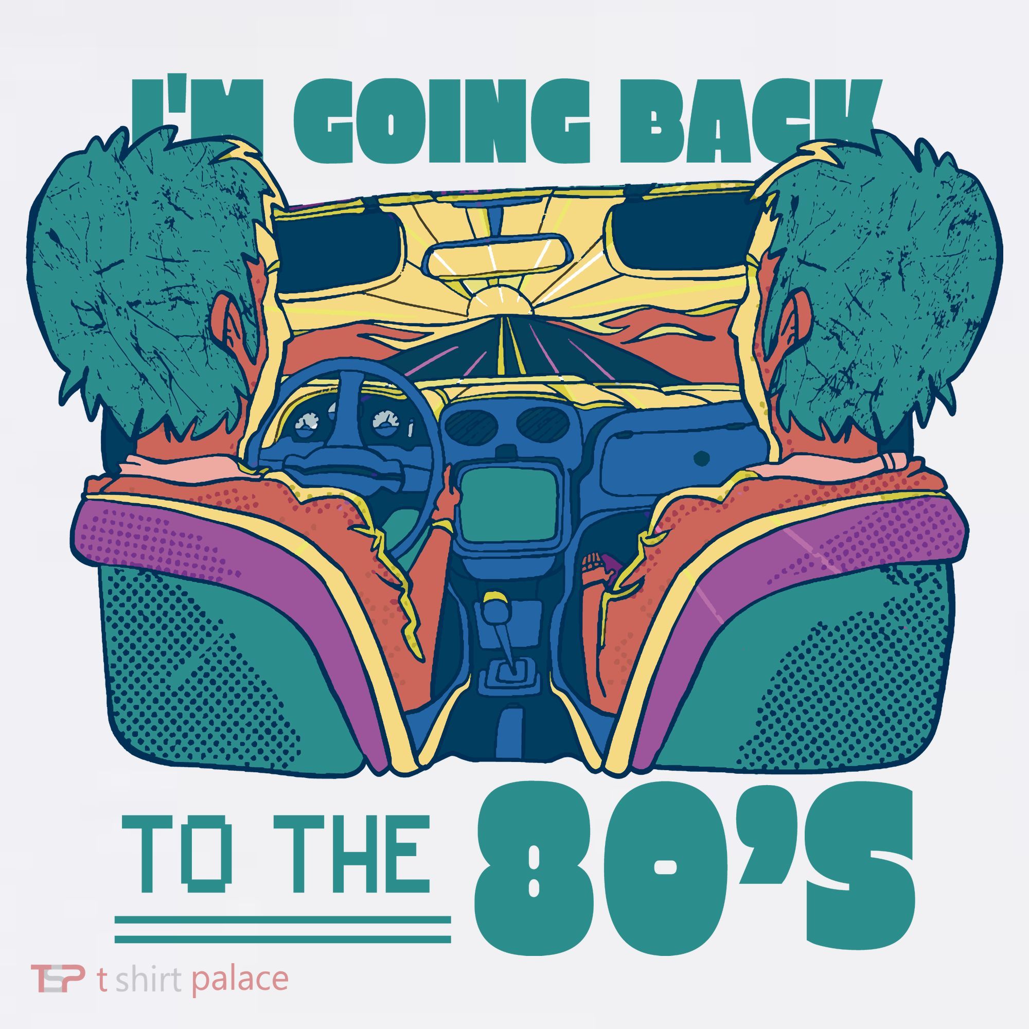 I'm Going Back To The 80s Retro Doggie Tank