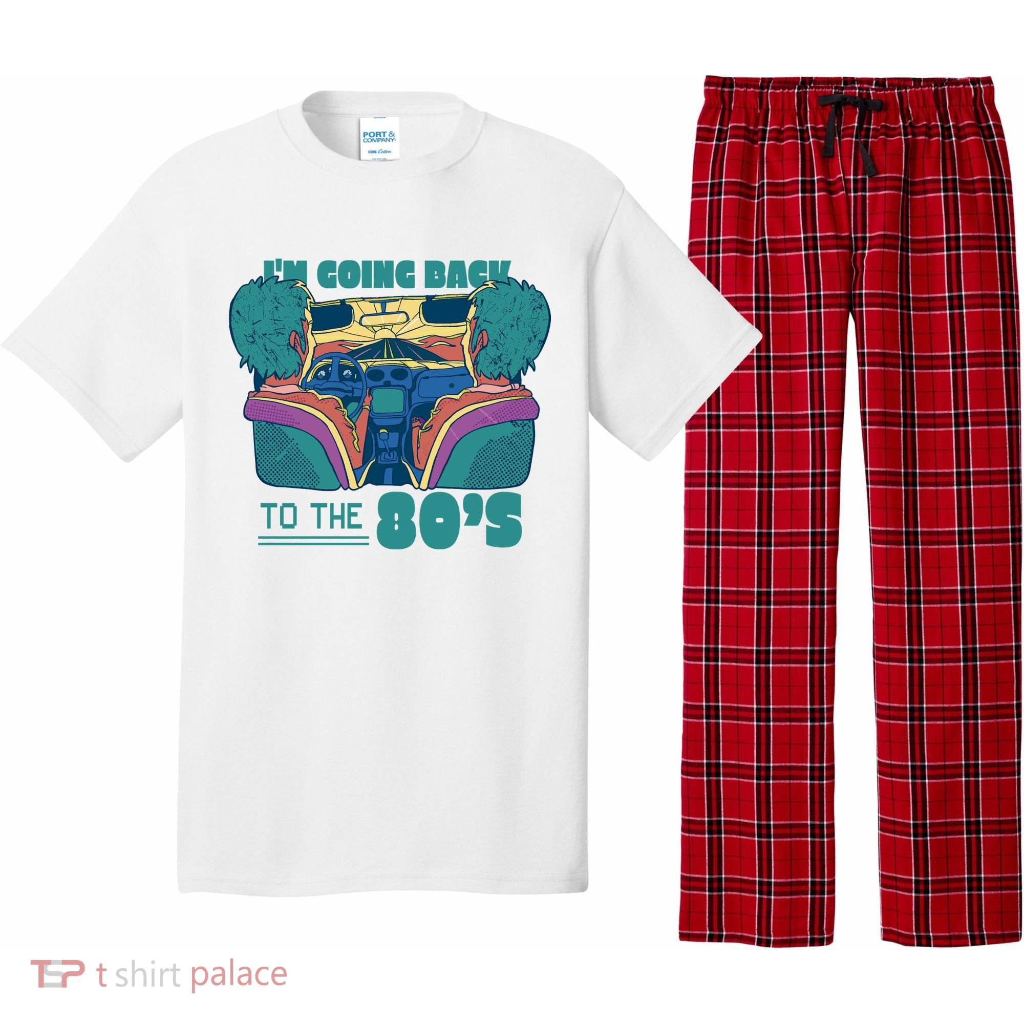 I'm Going Back To The 80s Retro Pajama Set