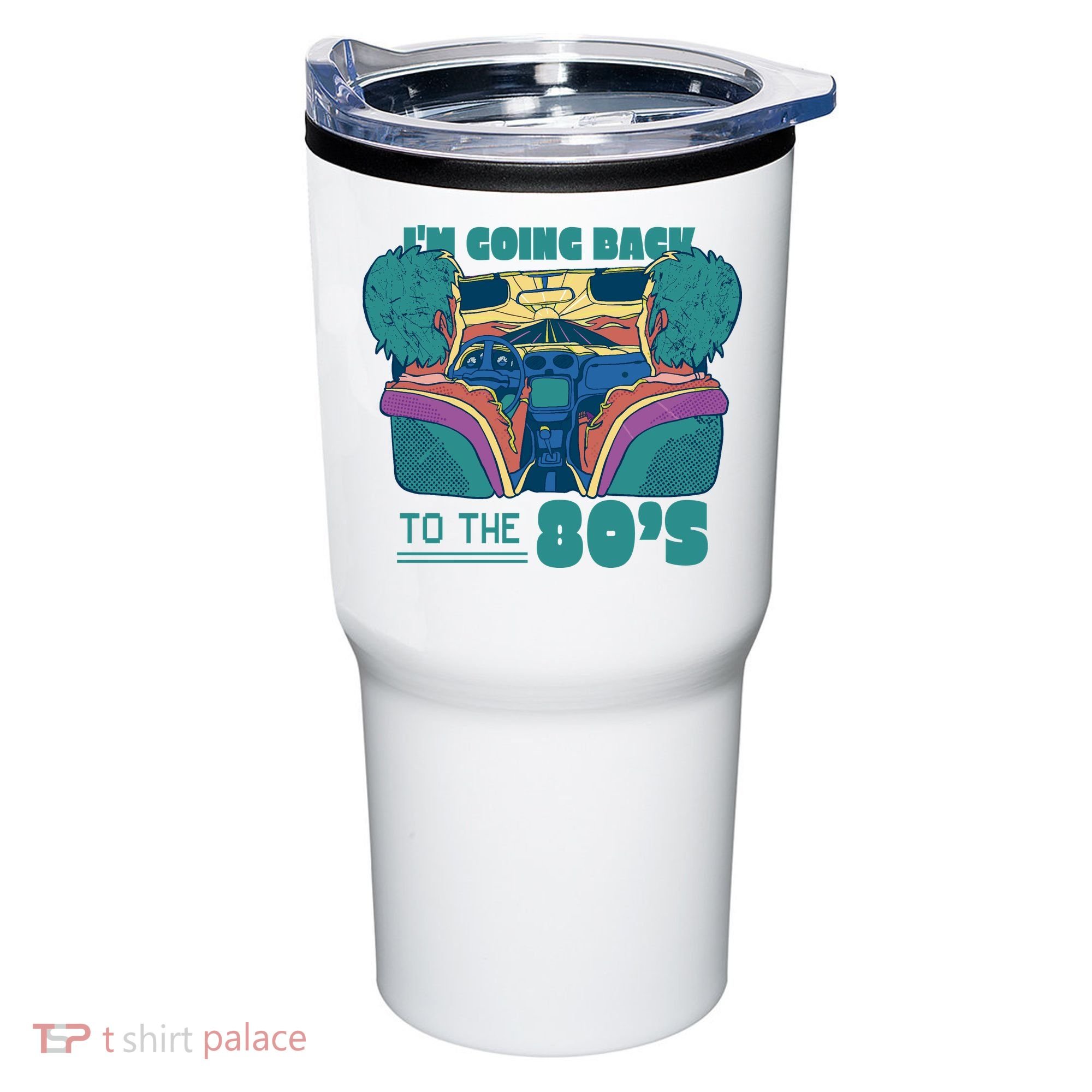 I'm Going Back To The 80s Retro Tumbler