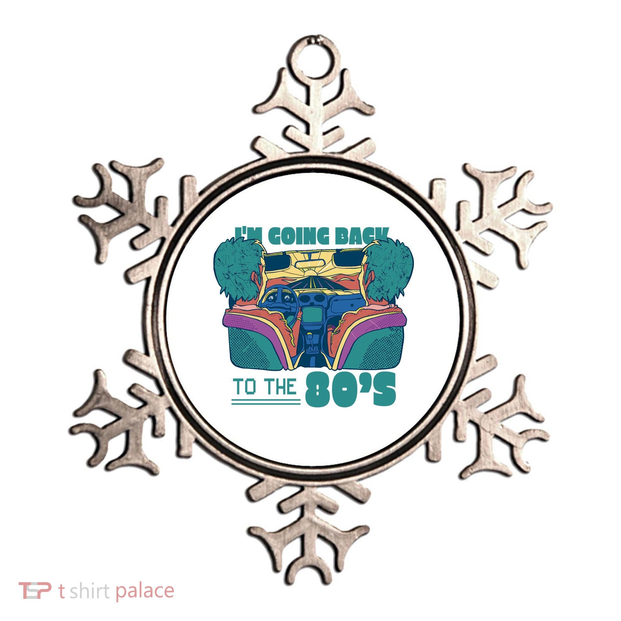 I'm Going Back To The 80s Retro Ornament