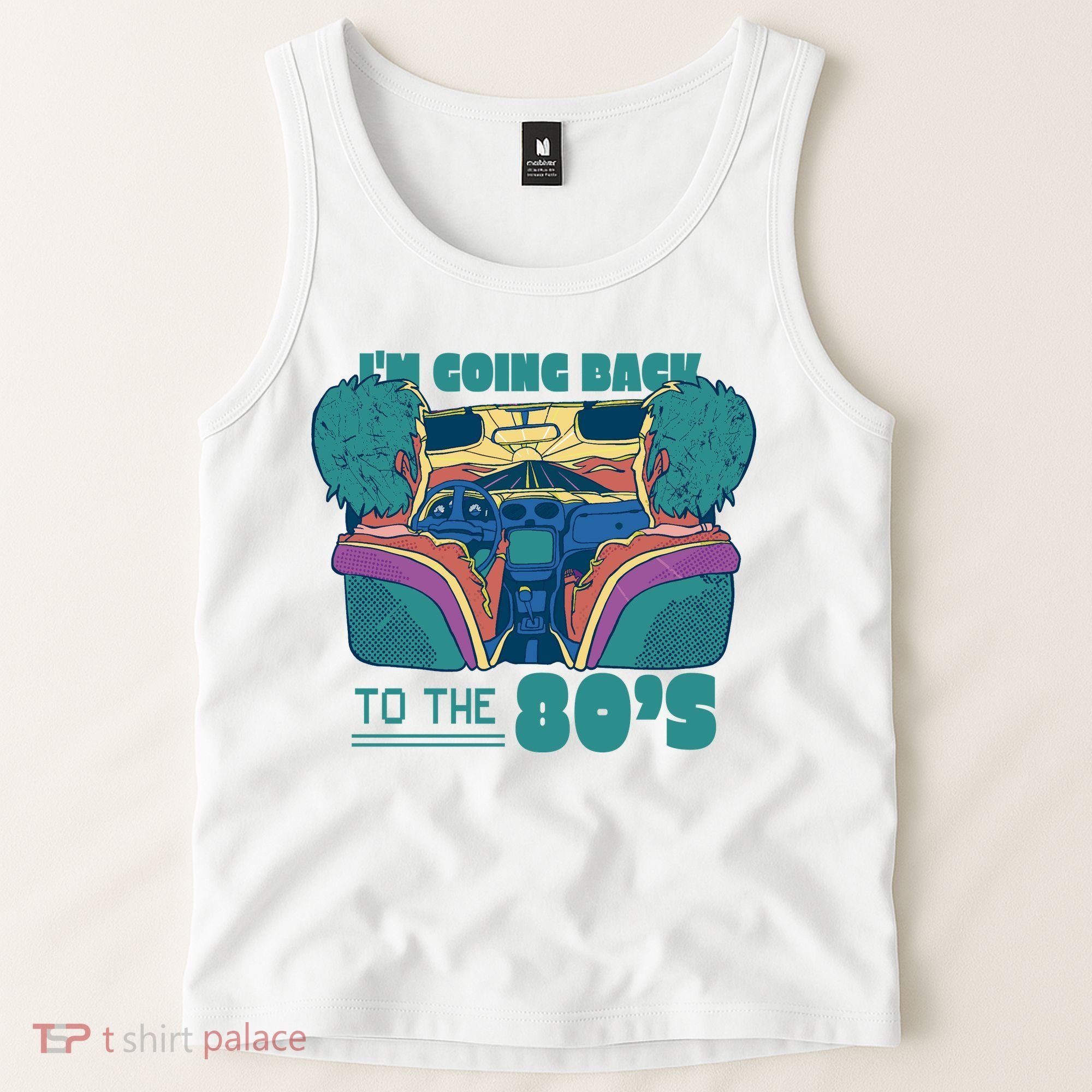 I'm Going Back To The 80s Retro Tank Top
