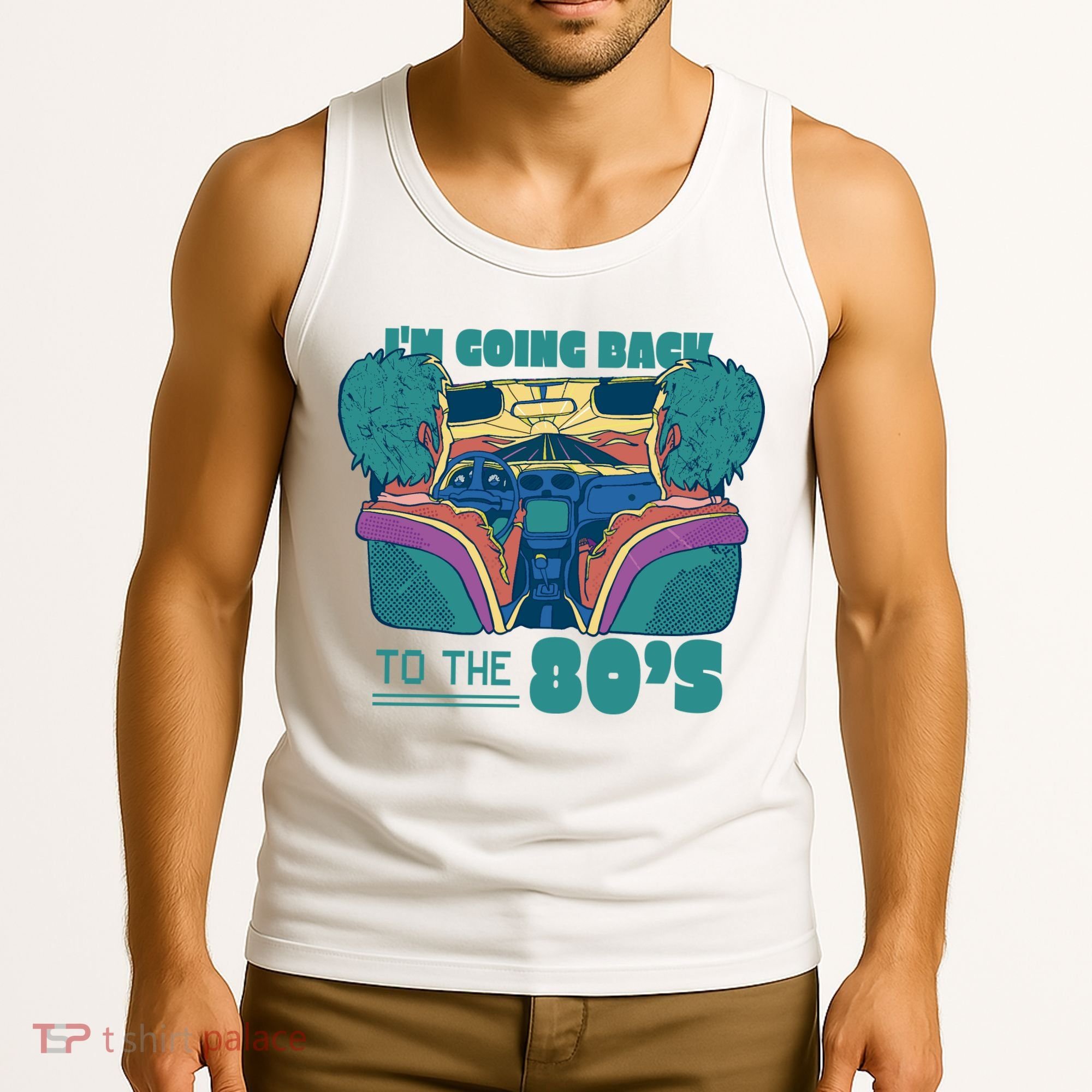 I'm Going Back To The 80s Retro Tank Top