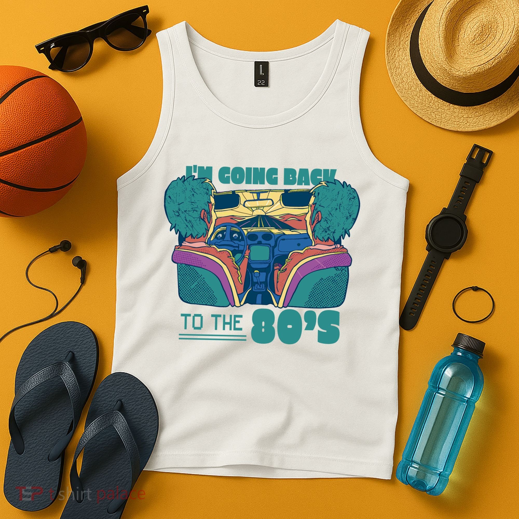 I'm Going Back To The 80s Retro Tank Top