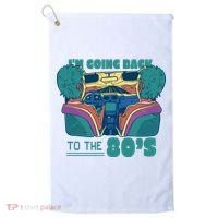 I'm Going Back To The 80s Retro Golf Towel thumb 0