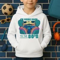I'm Going Back To The 80s Retro Kids Hoodie thumb 2