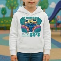 I'm Going Back To The 80s Retro Kids Hoodie thumb 3