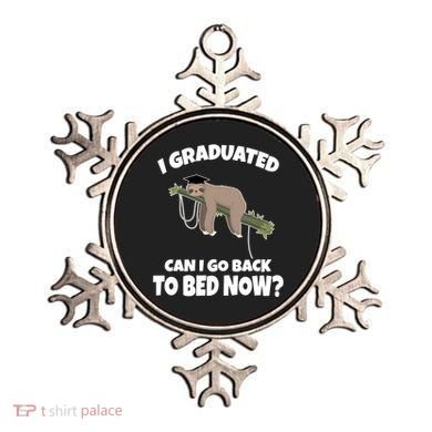 I Graduated Can I Go Back To Bed Now Sloth Ornament