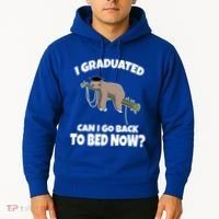 I Graduated Can I Go Back To Bed Now Sloth Hoodie thumb 2