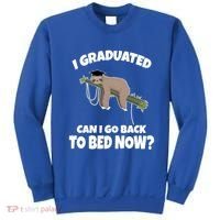 I Graduated Can I Go Back To Bed Now Sloth Sweatshirt thumb 0