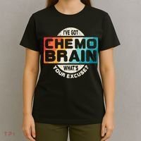 I've Got Chemo Brain What's Your Excuse? Chemo Brain Awareness T-Shirt thumb 4