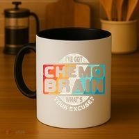 I've Got Chemo Brain What's Your Excuse? Chemo Brain Awareness Coffee Mug thumb 4