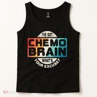 I've Got Chemo Brain What's Your Excuse? Chemo Brain Awareness Tank Top thumb 2
