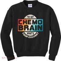 I've Got Chemo Brain What's Your Excuse? Chemo Brain Awareness Kids Sweatshirt thumb 0