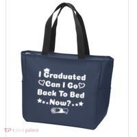 I Graduated Can I Go Back To Bed Now Funny Tote Bag thumb 3