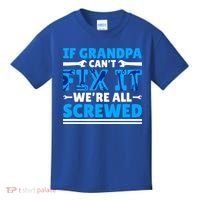 If Grandpa Can't Fix It We're All Screwed Gift Kids T-Shirt thumb 0