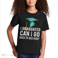 I Graduated Can I Go Back To Bed Now Funny Graduation Kids T-Shirt thumb 2