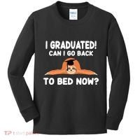 I Graduated Can I Go Back To T Kids Long Sleeve Shirt thumb 0