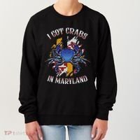 I Got Crabs In Maryland Day Blue Crab Women's Sweatshirt thumb 0