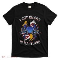 I Got Crabs In Maryland Day Blue Crab T-Shirt thumb 0
